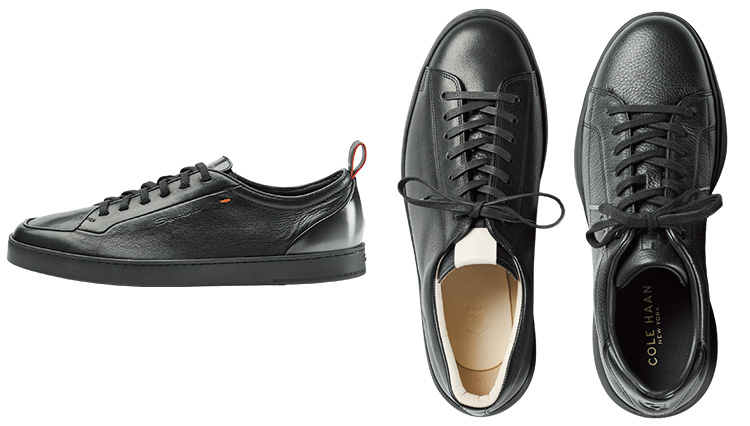 【エグゼクティブのための SHOES & BAG 】新・選びのヒント〈黒コートスニーカーで一格上の品格を呼び込む〉